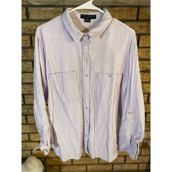 Social Standard By Sanctuary Button‎ Up Top - Picture 1 of 6